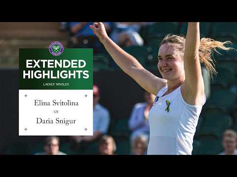 Snigur stuns Svitolina! | Elina Svitolina vs Daria Snigur | Extended Highlights | Wimbledon 2026