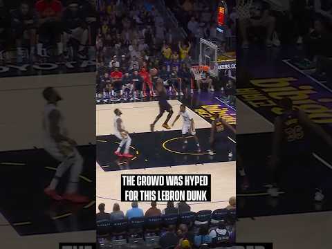 Marcus with the steal, Bron with the SLAM #Lakers #NBA