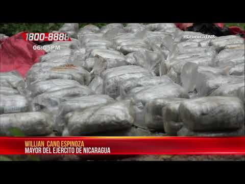 Ejército de Nicaragua incauta 300 tacos de marihuana en Jalapa