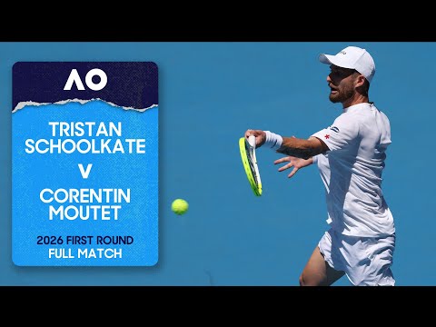 Tristan Schoolkate v Corentin Moutet Full Match | Australian Open 2026 First Round
