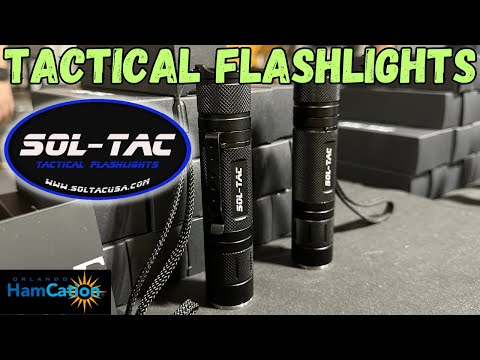 Sol Tac Tactical LED Flashlights HamCation 2024