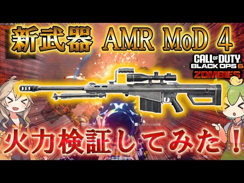 【ゾンビ】「新武器 AMR MoD 4 火力検証してみた！！」【シタデル デ モール】【情報共有】Call of Duty®:Black Ops 6【Citadelle Des Morts】【BO6】