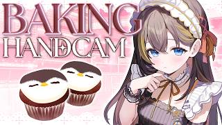 HANDCAM 🧁 手元カメラ ┆baking tiramisu cupcakes! + special surprise 🐧🎁 #peto