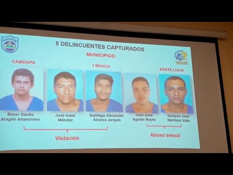 13 presuntos delincuentes fueron capturados por la Policía de Boaco