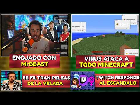 GREFG EXPLOTA con MrBEAST | VIRUS ATACA A TODO MINECRAFT | SE FILTRAN COMBATES DE LA VELADA