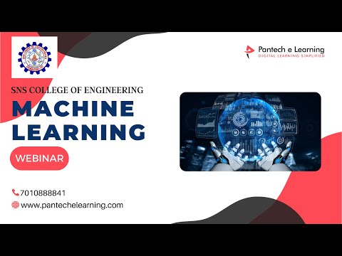 Machine Learning | SNS college of Engg, Kovai | Pantech eLearning | Chennai | Coimbatore | Hyderabad