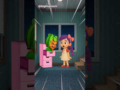 BECOME A MONSTER AFTER HIDING IN A LOCKER 😲😨😈 #cartoon #animation #funny #FYP #demonhunters