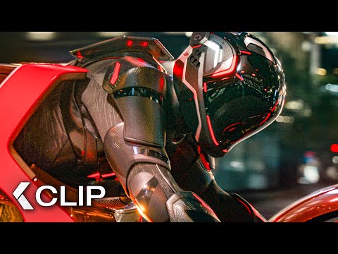 First Lightcycle Ride Scene - TRON 3: ARES (2025)