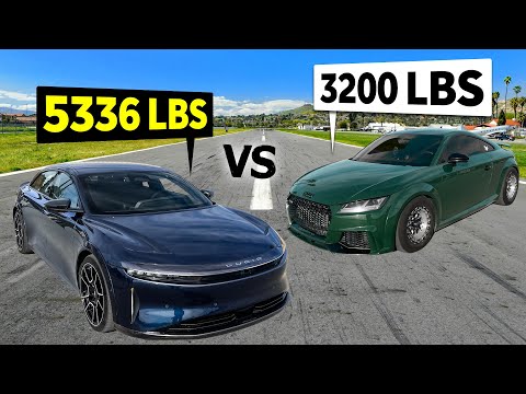 Electric vs. Petrol: Lucid Air Sapphire Battles Audi TTRS on Hoonigan