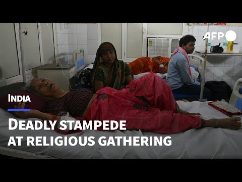 At least 120 killed in stampede at India religious gathering | AFP