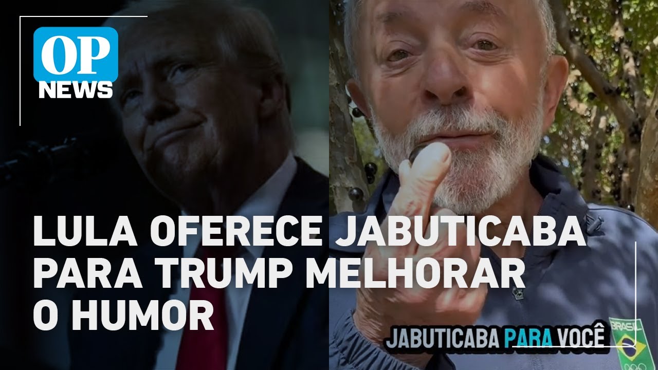 Lula oferece jabuticaba a Trump e diz que quem come a fruta ‘não precisa de briga tarifária’