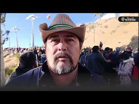 Representantes campesinos de Santa Cruz se hacen presentes en la marcha en defensa de la democracia