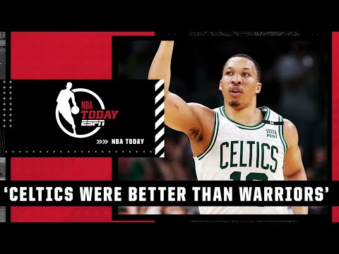 Grant Williams said the Celtics were a better team than the Warriors  NBA Today reacts! video clip