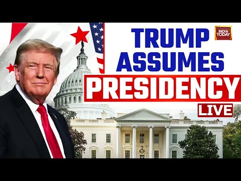 Donald Trump Becomes 47th US President | Donald Trump Inauguration Parade | Trump Capital One LIVE