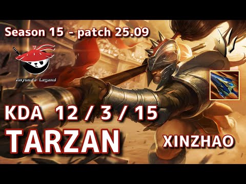 【KRサーバー/C1】AL Tarzan シンジャオ(Xinzhao) VS ヴィエゴ(Viego) JG - Patch25.09 KR Ranked【LoL】