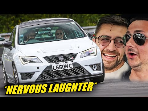 NERVOUS LAUGHTER & SMOKING BRAKES in 375hp Cupra💥 // Nürburgring