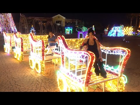 Managua luce espectacular con luces y adornos navideños