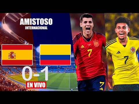 ESPAÑA VS COLOMBIA EN VIVO | AMISTOSO INTERNACIONAL | OLÍMPICO DE LONDRES | LAZ SPORTS | 22/03/24