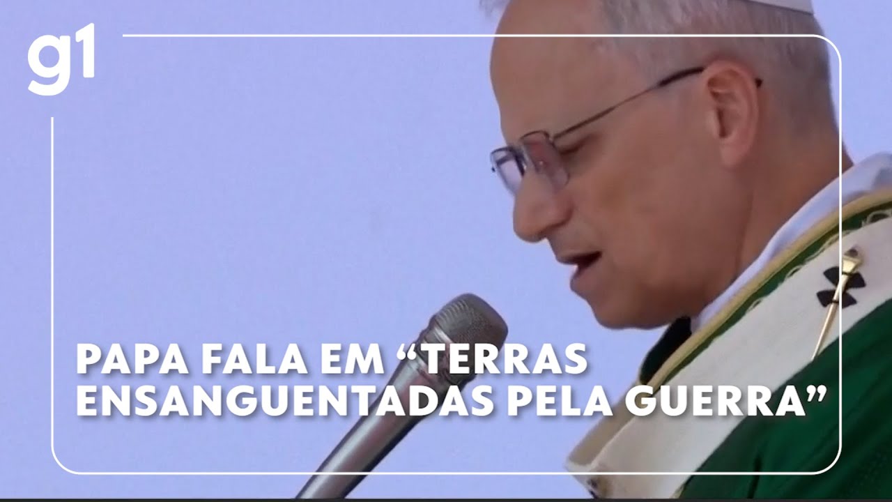 Países ensanguentados pela guerra papa pede paz na Ucrânia e em Gaza