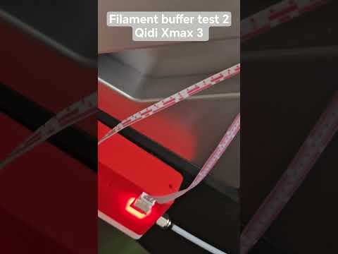 DIY | Filament buffer test 2. Qidi #qidi #diy #buffer #3dprinting #arduino #electric #smart