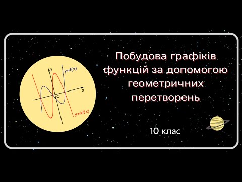 Побудова ГРАФІКІВ ФУНКЦІЙ за допомогою геометричних ПЕРЕТВОРЕНЬ 10 клас