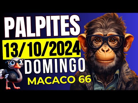 Palpites Do Dia 13/10/2024 | TODAS AS LOTERIAS