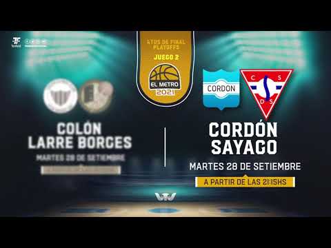 Play - In - Colon vs Larre Borges - Cordon vs Sayago - Fase Regular