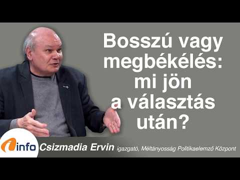 Bosszú vagy megbékélés: mi jön a választás után? Csizmadia Ervin, Inforádió, Aréna
