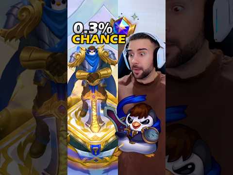 é gacha, 0.3%… me julguem MAS É O PENGU GAREN🐧 #leagueoflegends #lol #tft #teamfighttactics #gacha