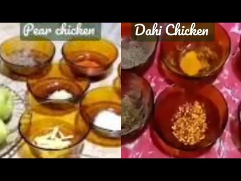 Chicken with Pears VS Chicken Yogurt | Homemade two healthy and mouthwatering Chicken recipes.