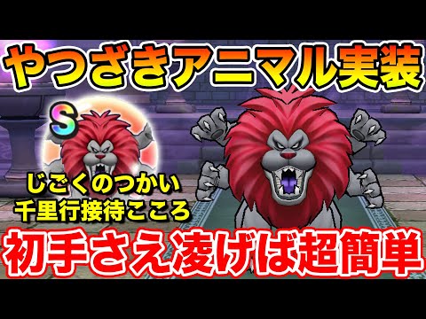 【ドラクエウォーク】今超絶ホットなこころ!! やつざきアニマルはコレで超簡単です!!【DQW】