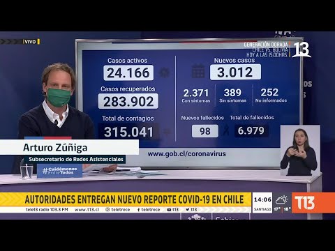 Coronavirus en Chile: reporte oficial de 13 de julio