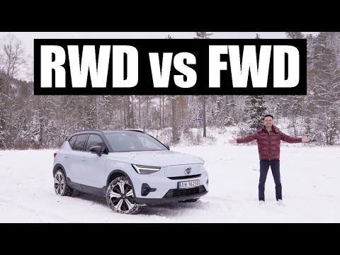 MY24 Volvo XC40 Winter Test | RWD VS FWD IN THE SNOW