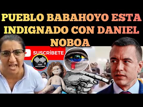 PUEBLO DE BABAHOYO INDI.GNADO SE LEVANTA CONTRA DANIEL NOBOA POR INSEGURIDAD NOTICIAS RFE TV