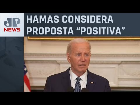 Joe Biden afirma que Israel propõe novo cessar-fogo em Gaza