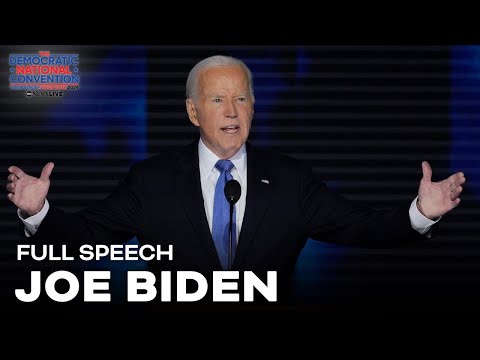 FULL SPEECH: Joe Biden’s full speech at the DNC