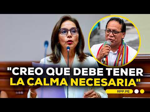 Patricia Juárez exhorta a Roberto Sánchez a actuar con prudencia y esperar los resultados oficiales