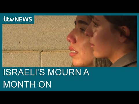 Israel falls silent as communities mourn victims of Hamas attacks on month anniversary | ITV News