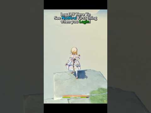 LOG OFF Here To See NODKRAI First Thing When You Login TOMORROW! (Genshin Impact) #shorts