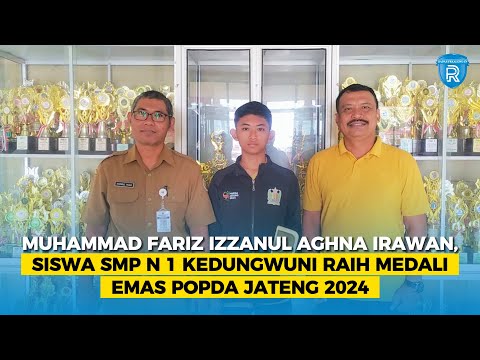 Muhammad Fariz Izzanul Aghna Irawan, Siswa SMP N 1 Kedungwuni Raih Medali Emas POPDA Jateng 2024