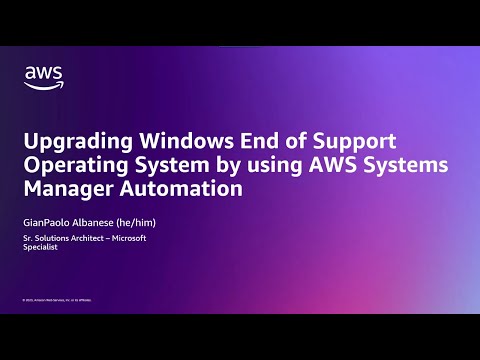 Upgrading Windows End of Support Operating System by using AWS Systems Manager Automation