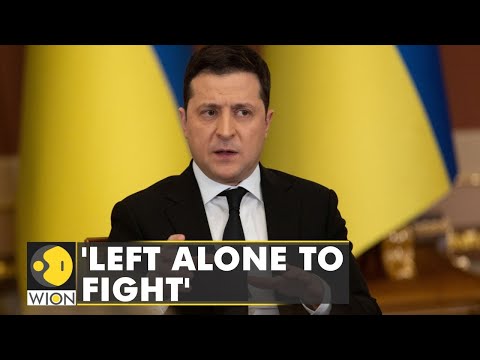 'We are alone in defending our nation,' says Ukrainian president Zelenskyy amid conflict with Russia