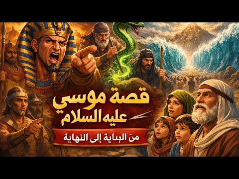 قصة موسى عليه السلام #من البداية_الى_النهاية