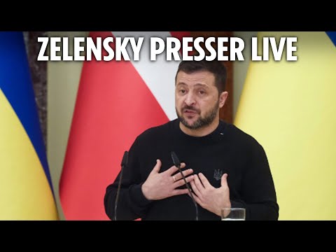 LIVE:  Ukrainian President Volodymyr Zelensky holds a press conference at the EU summit in Brussels