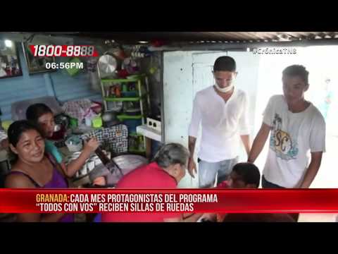 Promotoría Solidaria entrega silla de ruedas en Granada – Nicaragua
