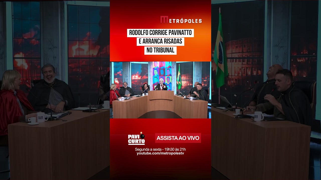 Rodolfo corrige Pavinatto e arranca risadas no Tribunal I Tribunal do Pavio Curto