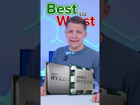 Ranking Ryzen CPU Generations from BEST to WORST! 🏆