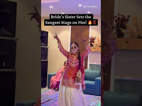 Bride's Sister Energetic Dance Performance | Sangeet Dance | Wedding Dance | Kala Chashma | Baddie