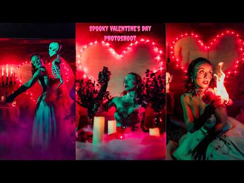 Creating a SPOOKY Valentine's Day PHOTOSHOOT