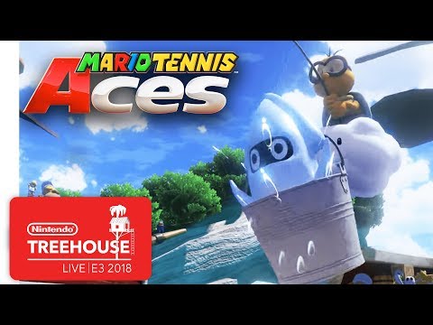 Mario Tennis Aces Gameplay Pt. 3 - Nintendo Treehouse: Live | E3 2018